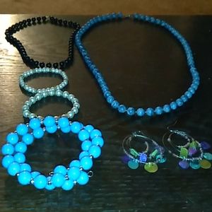 My grandma's beaded jewelry combo sale. $18
